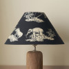 Nala 45cm Inky Blue Safari Printed Empire Lampshade