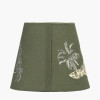 Nala 16cm Green Safari Printed Tapered Lampshade