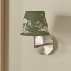 Nala 16cm Green Safari Printed Tapered Lampshade