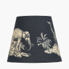 Nala 16cm Inky Blue Safari Printed Tapered Lampshade