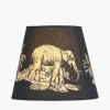 Nala 16cm Inky Blue Safari Printed Tapered Lampshade