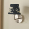 Nala 16cm Inky Blue Safari Printed Tapered Lampshade
