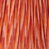 Suri 35 cm Pink and Orange Ikat Patterned Mushroom Pleat Tapered Lampshade