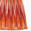 Suri 16 cm Pink and Orange Ikat Patterned Mushroom Pleat Tapered Lampshade