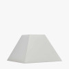 Pyramid 48cm Cream Cotton Tapered Square Lampshade