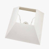 Pyramid 48cm Cream Cotton Tapered Square Lampshade