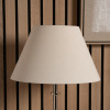 Seychelles 45cm Cream Slubby Cotton Empire Lampshade