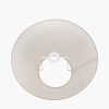 Seychelles 50cm Cream Slubby Cotton Empire Lampshade