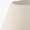 Seychelles 55cm Cream Slubby Cotton Empire Lampshade