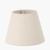 Seychelles 15cm Cream Slubby Cotton Empire Lampshade
