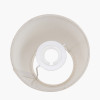 Seychelles 15cm Cream Slubby Cotton Empire Lampshade