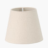 Seychelles 17cm Cream Slubby Cotton Empire Lampshade