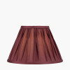 Garbo 25cm Mulberry Silk Mix Pinch Pleat Tapered Lampshade