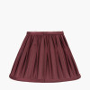 Garbo 25cm Mulberry Silk Mix Pinch Pleat Tapered Lampshade