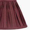 Garbo 25cm Mulberry Silk Mix Pinch Pleat Tapered Lampshade