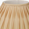 Garbo 30cm Gold Silk Mix Pinch Pleat Tapered Lampshade