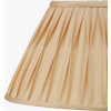 Garbo 30cm Gold Silk Mix Pinch Pleat Tapered Lampshade