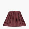Garbo 30cm Mulberry Silk Mix Pinch Pleat Tapered Lampshade