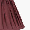 Garbo 30cm Mulberry Silk Mix Pinch Pleat Tapered Lampshade