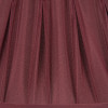 Garbo 30cm Mulberry Silk Mix Pinch Pleat Tapered Lampshade