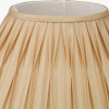 Garbo 35cm Gold Silk Mix Pinch Pleat Tapered Lampshade
