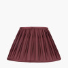 Garbo 35cm Mulberry Silk Mix Pinch Pleat Tapered Lampshade