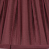 Garbo 35cm Mulberry Silk Mix Pinch Pleat Tapered Lampshade
