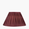 Garbo 40cm Mulberry Silk Mix Pinch Pleat Tapered Lampshade