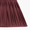 Garbo 40cm Mulberry Silk Mix Pinch Pleat Tapered Lampshade