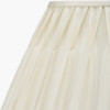 Garbo 45cm Cream Silk Mix Pinch Pleat Tapered Lampshade