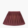 Garbo 45cm Mulberry Silk Mix Pinch Pleat Tapered Lampshade