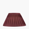 Garbo 50cm Mulberry Silk Mix Pinch Pleat Tapered Lampshade