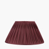 Garbo 50cm Mulberry Silk Mix Pinch Pleat Tapered Lampshade