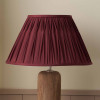 Garbo 50cm Mulberry Silk Mix Pinch Pleat Tapered Lampshade