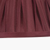 Garbo 15cm Mulberry Silk Mix Pinch Pleat Tapered Candle Clip Lampshade