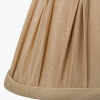 Garbo 20cm Gold Silk Mix Pinch Pleat Tapered Lampshade
