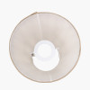 Garbo 20cm Gold Silk Mix Pinch Pleat Tapered Lampshade