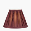 Garbo 20cm Mulberry Silk Mix Pinch Pleat Tapered Lampshade