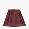 Garbo 20cm Mulberry Silk Mix Pinch Pleat Tapered Lampshade