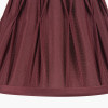 Garbo 20cm Mulberry Silk Mix Pinch Pleat Tapered Lampshade