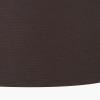 Lino 30cm Bitter Chocolate Self Lined Linen Cylinder Lampshade