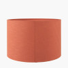 Lino 30cm Cinnamon Self Lined Linen Drum Shade