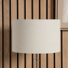 Lino 25cm Cream Self Lined Linen Cylinder Lampshade