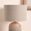 Lino 30cm Grey Self Lined Linen Cylinder Lampshade