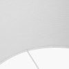 Lino 25cm White Self Lined Linen Cylinder Lampshade