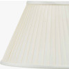 Bacall 30cm Almond Silk Knife Pleat Empire Lampshade