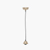 Champagne Retro Electrified Ceiling Fitting