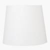 Salvatore Antique Silver Metal Double Wall Light with Pelham 15cm White Handloom Tapered Candle Clip Lampshades