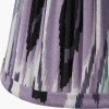 Tatiana Antique Brass Metal Double Wall Light with Izara 16cm Lilac Ikat Patterned Mushroom Pleat Tapered Lampshade