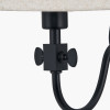 Ari Black Metal Curved Arm Wall Light